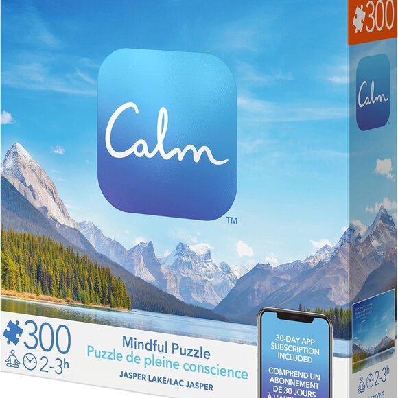 300 Piece Calm Jigsaw Puzzle for Relaxation, Stress Relief, and Mood Elevation, - Picture 2 of 9